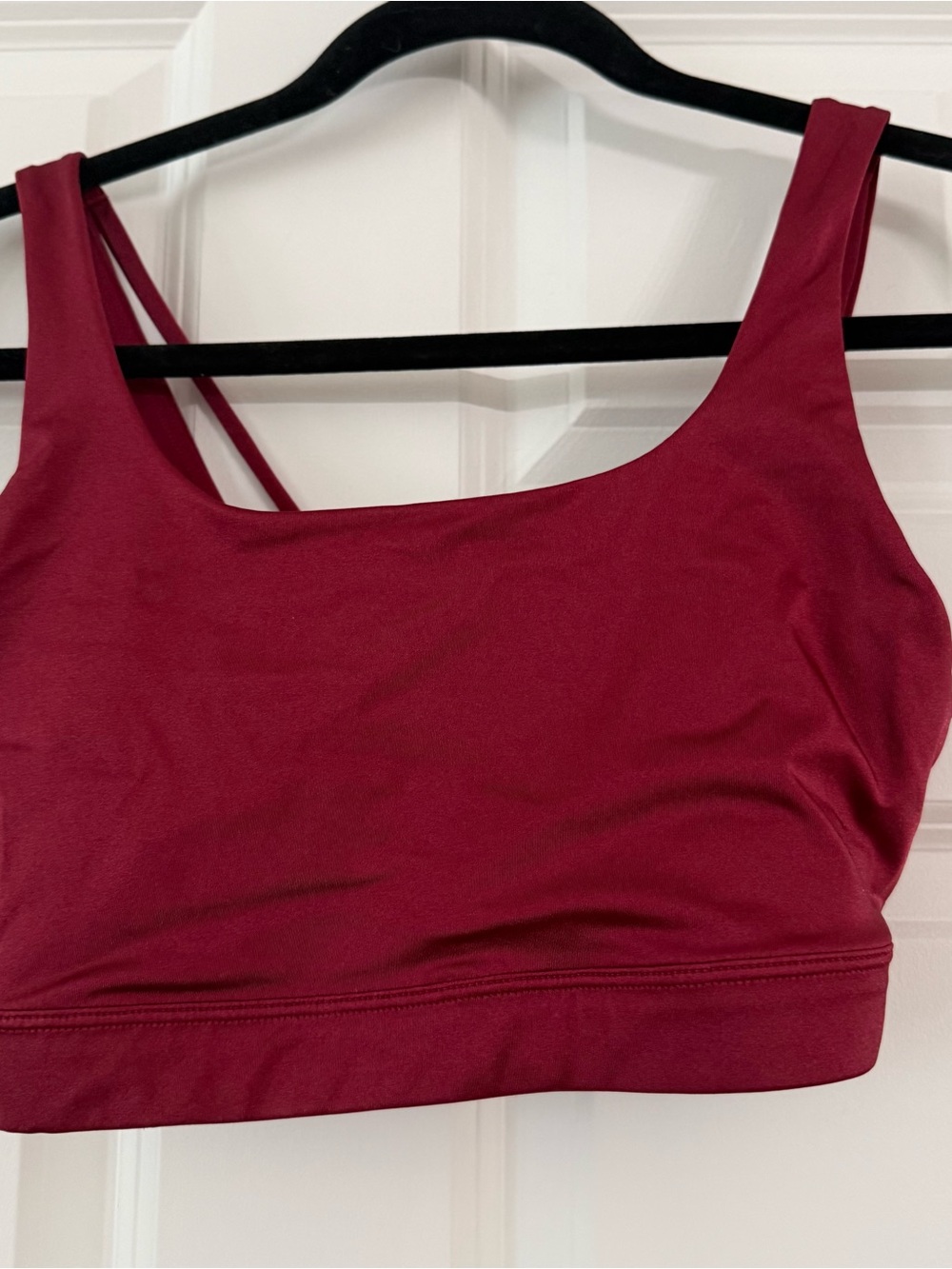 Athleta Shine Red Sports Bra